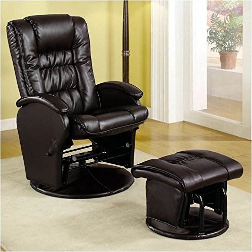 Coaster Rimini Leather Recliner Ottoman