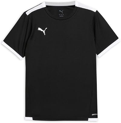PUMA Unisex Kids teamLIGA Jersey Jr Shirt Puma Black White 152