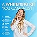 Dental Duty Teeth Whitening Kit with LED Light- 35% Carbamide Peroxide Gel Pen,14 White Strips, 2 Whitening Pens- Professional Stain Remover for Sensitive Teeth-Best Tooth Whitener, Bright White Smile