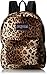 JanSport High Stakes Backpack - Black/Beige Cheetah / 16.7H x 13W x 8.5D
