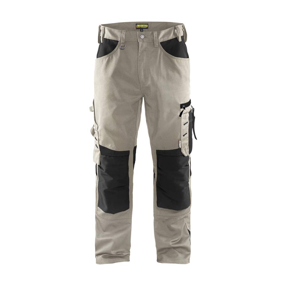 Blaklader 155618602799D92 Artisan Work Trousers without Nail Pockets Stoneware/Black, Size D92