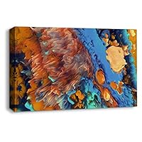 Canvas Wall Art Energe Wave Canvas Prints Home Artwork Decoration for Living Room Bedroom - 12x18 inches