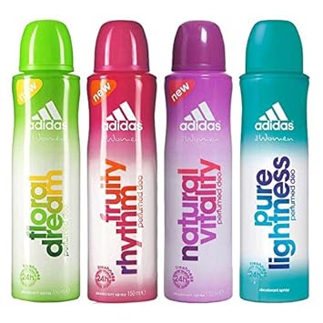 Adidas Floral Dream Fruity Rhythm Natural Vitality Pure Lightness For Woman (Set of 4)