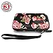 USA GEAR Hard Shell iPod Travel Case Compatible with Apple iPod Touch (7th Generation, 6th Generation, 5th), MP3 Player Case with Water Resistant Exterior, Wrist Strap - Floral