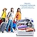 NICEDACK Premium Travel Hangers - 6 Pack Portable Folding Clothes Hangers - Super Bearing Collapsible Hanger Foldable Clothes Drying Rack for Travel, Indoor and Outdoor Use (Black&White)