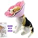 Bolbove Pink Dots Pet Soft & Stylish Cone Recovery E-Collar for Dogs & Cats (4#)
