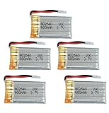 Fly Kool 5Pcs 3.7V 600mAh Lipo Battery for UDI U45 Syma X5C X5SW X5C-1 X5SC X5SC-1 RC quadcopter