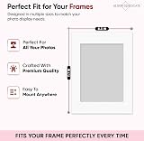 Alison Kingsgate A4 White Picture Mounts for A5 Aperture 4 Pack view 2