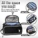 bago Travel Toiletry Bag for Men And Women Nylon Dopp Kit Shaving Bag Organizer - Small Water-resistant, Mens Toiletry Bag Travel Kit Shaving Case (Dop-Black)