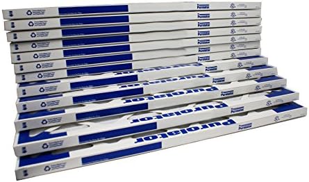 Sterling Seal DM-FI5257410155 Purolator Defiant Mark 80-D Extended Surface Pleated Air Filter, Mechanical Merv: 8, 20" W x 25" H x 2" D (Pack of 12)