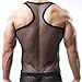 YouBin Sexy Men's Underwear Sleeveless Vest Tank Top Mesh See Through T-Back Nightwear Fishnet Undershirt