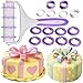 Honmofun Fondant Cutters Fondant Smoother Fondant Ribbon Cutter Fondant Cutters Sugarcraft Tool Fondant Cutters and Molds Fondant Letter Cutters Christmas Embosser Fondant Cookie Cutters