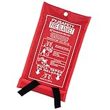FYJENNICC Fire Blanket Emergency Survival Fiberglass Shelter Safety Cover for The Kitchen Fireplace Grill Car Camping 39×39 in