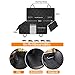 Lifepul Dog Seat Cover Car Seat Cover for Pets - Waterproof & Scratch Proof & Nonslip Backing & Hammock, Dog Backseat Cover Protector with Mesh Window, Fits for Cars Trucks and SUVs