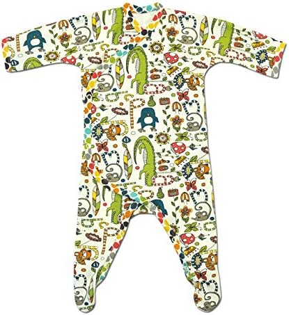 Perfectly Preemie Organics Playsuit (Alphabet Soup, Preemie (3-6lbs))