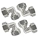 Maxline M8067 Elbow Fitting for 3/4-Inch Tubing (4-Pack)