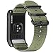 Fintie Band Compatible with Garmin VIVOACTIVE HR, Soft Nylon Sport Straps Adjustable Replacement Watch Bands with Metal Buckle Wristband Compatible Garmin Vivoactive HR Sports GPS Smart Watch, Olive