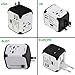 Worldwide Travel Adapter Premium Universal International Plug [US UK EU AU about 150 countries] with Dual USB Charging Ports & Universal AC Socket, Safety Fused (White)