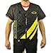 DT Scratch Jacket with Attachable Long Sleeve, Black/Yellow, XX-Large (Size: 46-Inch)