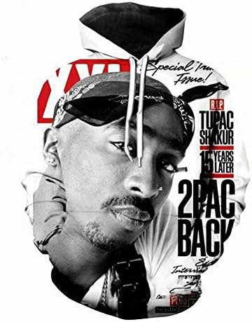 Sweatshirt 3D 2Pac Tupac Pullover Punk Hip Hop Hipster Pullover Hoody 02