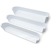 29325760166 Refrigerator Door Shelves for Dometic Americana II RV Refrigerator Replacement Parts, Fridge Freezer Upper Bottom Shelf Kits, Camper Refrigerator Door Shelf Kit - Set of 3
