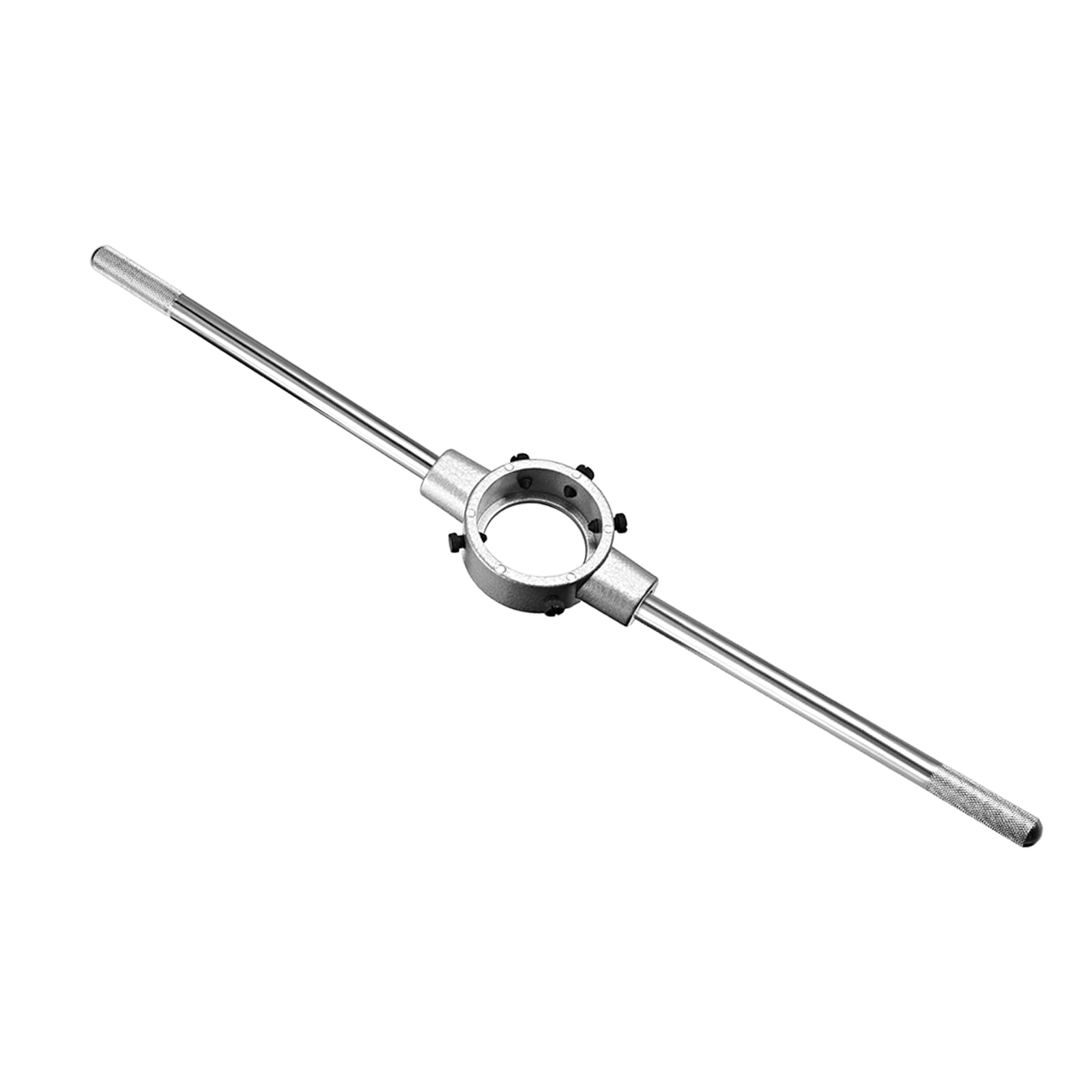CoCud Die Stock Wrench, Fit M30-M36 / 47mm-65mm (OD) Round Dies, Nickel Plated Adjustable Die Handle Holder - (Applications: for Machine Thread Repair), 1-Piece — image 1