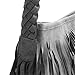 Ayliss® Hippie Suede Fringe Tassel Messenger Bag Women Hobo Shoulder Bags Crossbody Handbag,Gray