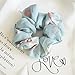 Teemico 8 Pack Colorful Bobbles Elastic Hair Bands Chiffon Floral Fabric Hair Ties, 8 Colors (Style 3)