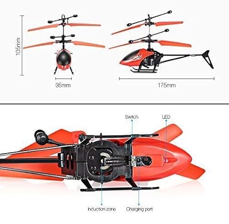 hand sensor flying helicopter