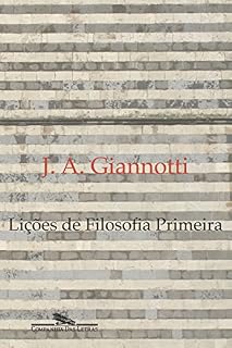 Livro Lições de filosofia primeira