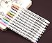 Water Color Marker Brush Pen, VESNIBA 10x Metallic Pencil Set Marker Album Sketch Water Color Marker Brush Pen
