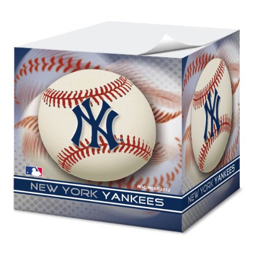 National Design New York Yankees 2.75-Inch Sticky Note Cube (CUS-GCV)