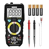 Digital Multimeter, LIUMY 6000 Counts Electronic Multi Tester with RMS, Non Contact AC DC Detector, Portable Amp / Ohm / Volt / Multi Meter Temperature, Continuity Test with LCD Backlight