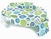 My Brest Friend Original Nursing Posture Pillow, Green & Blue Leaf