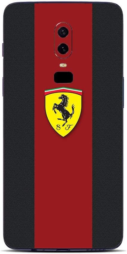Oneplus 6 Ferrari Skin Transparent Case Tempered Amazon In Electronics
