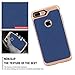 iPhone 7 Plus Case, Apple iPhone 7 Plus Case, iPhone 7 Plus Phone Case, FYY Lightweight 2 in1 Hybrid Dual Layer Reinforced Bumper Case Protective Cover for iPhone 7 Plus Navy
