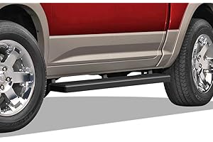 APS (Black 5 inches 304 Stainless Steel Running Boards Nerf Bars Side Steps Rails Compatible with Ram 1500 2009-2018 Crew Cab & Ram 2500 3500 2010-2024