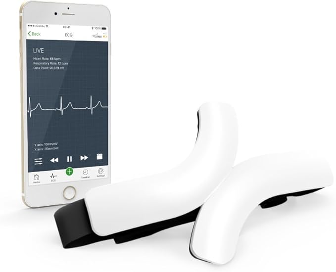EKG ECG Heart Rate Monitor QardioCore Continuous Electrocardiograph