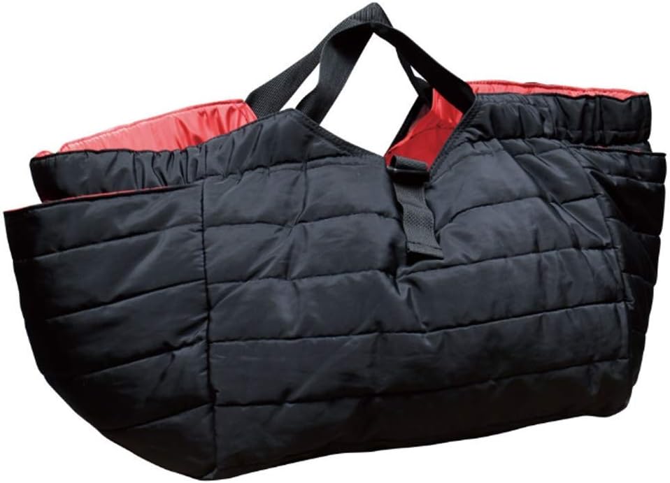 red quilted shoulder bag