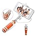 Selfie Sticks, SSA®Mini Monopods Selfie Stick, [Super Mini Pocket Size] Self Portrait Monopod Extendable Portable Selfie Stick [No Need Battery] Orange