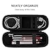 [4 in 1] OEAGO Apple Pencil Accessories, Holder Premium PU Leather Case Carrying Bag Sleeve Pouch Cover for Apple iPad Pro Pencil Pen + Cap Holder/Nib Cover/Lightning Cable Adapter Tether