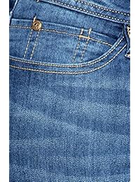 Celebridad Rosa de la dama Mid Rise kickboot Jeans Vista cj21007h18