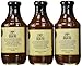 G Hughes Sugar Free, BBQ Sauce Variety Pack - Maple Brown, Honey, & Hickory, Gluten Free Barbecue Sauces, Sugar Free BBQ Sauces, Low Carb Barbecue Sauces - 18 Oz (3-Pack)