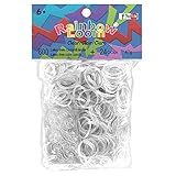 ~Brand New~ Rainbow Loom Clear Jelly Rubber Bands Refill + C-clips