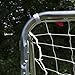 Franklin Sports Competition Soccer Goal - Steel Backyard Soccer Goal with All Weather Net - Includes 6 Ground Stakes - 12'x6' and 6'x4' Soccer Goal