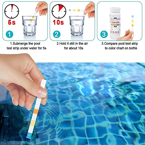 Chlorine Tablets, 50g Chlorinating Tablets with Chlorine Floater and