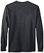 Russell Athletic Men's Basic Cotton Long Sleeve Tee, Black Heather, Large