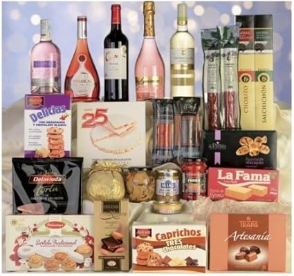 Cestas De Navidad y Regalos Caja de Navidad Lote - 12: Amazon.es: Salud y cuidado personal