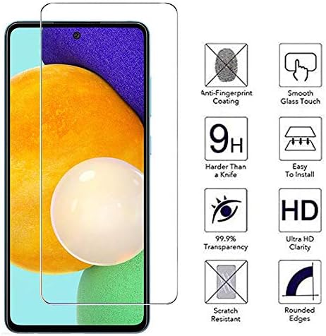 KP TECHNOLOGY Samsung Galaxy A54 5G / A53 5G / Galaxy A52s 5G / A52 5G Tempered Glass Screen Protector Easy Bubble-Free Installation Ultra Clear Shatterproof 9H Hardness Anti Fingerprint - Image 3