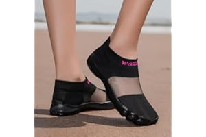 Unisex Quick-Dry Water Shoes, Lightweight Barefoot Footwear, Breathable Wide Toe Slip-On Shoes for Beach, Pool & Outdoor Acti